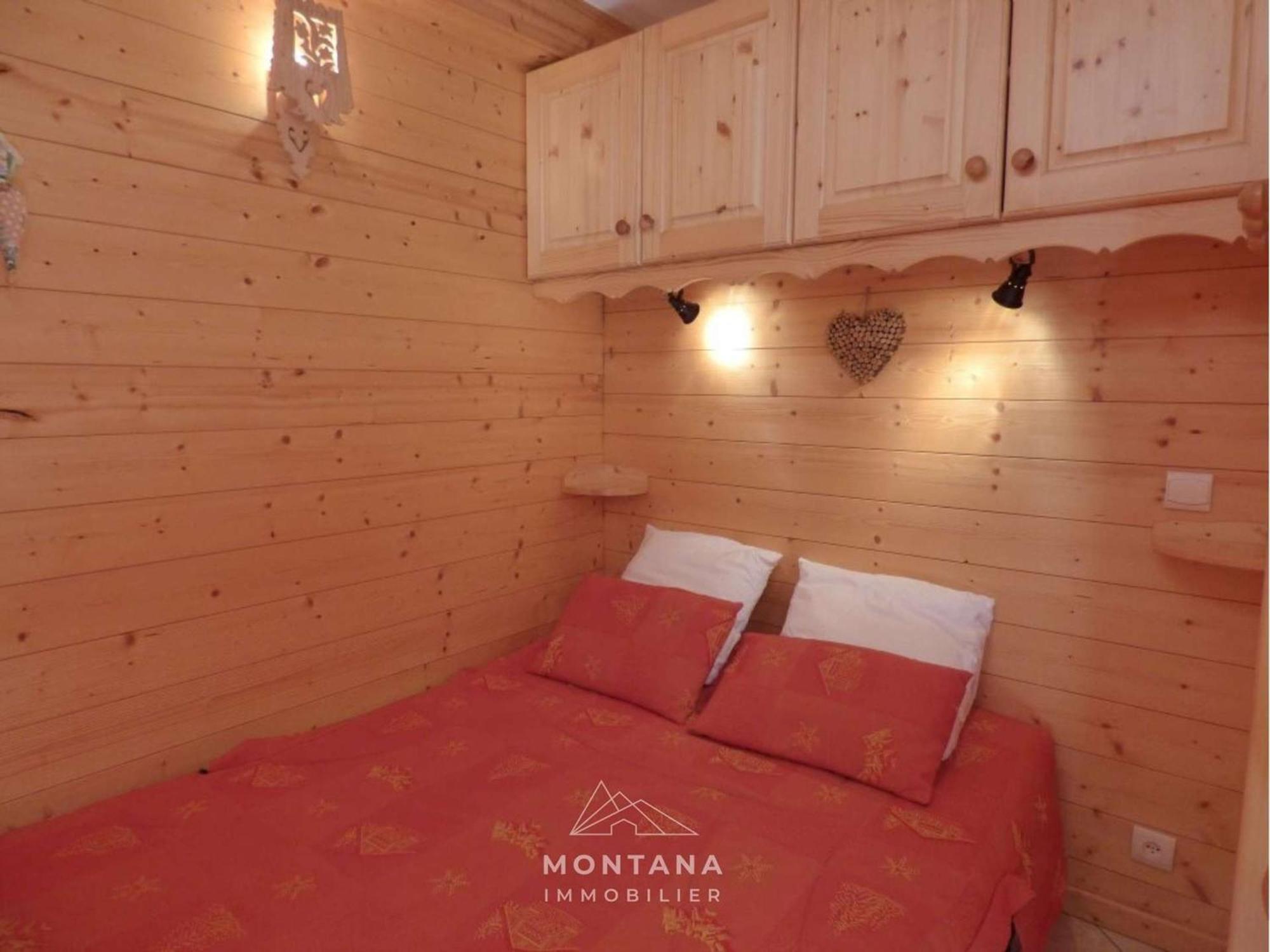 Studio Renove Avec Cabine - 26M² - 5 Pers - Balcon Expose Sud - Pres Skibus Et Remontees Mecaniques - Fr-1-458-125 Le Grand-Bornand Luaran gambar