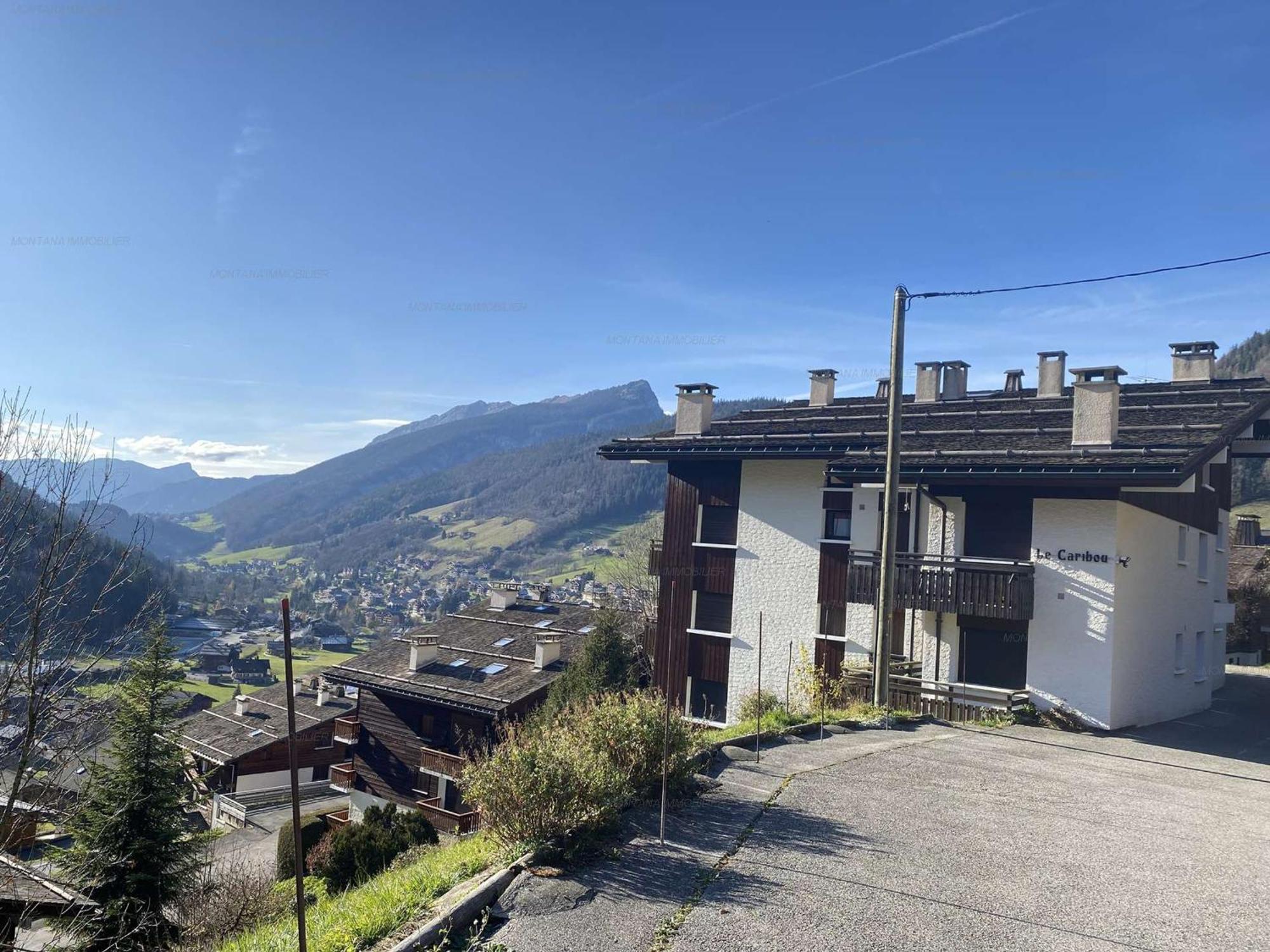 Studio Renove Avec Cabine - 26M² - 5 Pers - Balcon Expose Sud - Pres Skibus Et Remontees Mecaniques - Fr-1-458-125 Le Grand-Bornand Luaran gambar